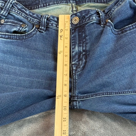 Rock & Roll Cowgirl Women's Jeans Mid Rise Flare Trouser Size 29X36 - Picture 10 of 13